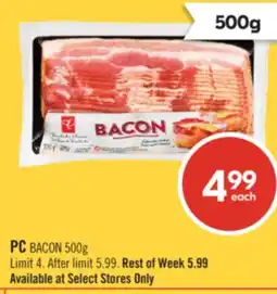 Shoppers Drug Mart PC BACON offer