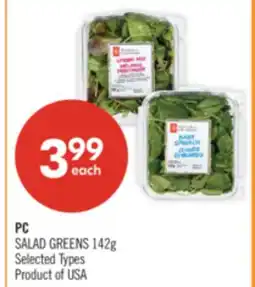 Shoppers Drug Mart PC SALAD GREENS 142g offer
