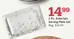 Kitchen Stuff Plus 2 Pc. Entertain Serving Plate Set offer