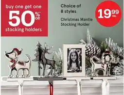 Kitchen Stuff Plus Christmas Mantle Stocking Holder offer