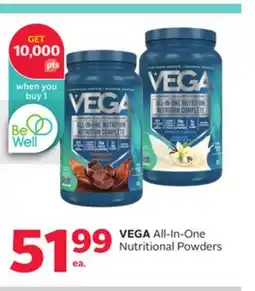 Rexall VEGA All-In-One Nutritional Powders offer