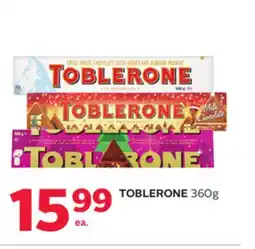 Rexall TOBLERONE offer