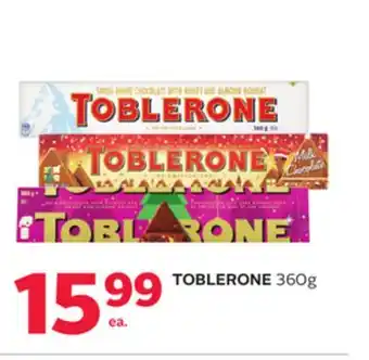 Rexall TOBLERONE offer