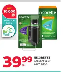 Rexall NICORETTE QuickMist or Gum 105' s offer