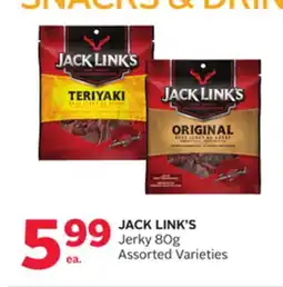 Rexall JACK LINK'S Jerky offer