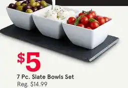 Kitchen Stuff Plus 7 Pc. Slate Bowls Set offer