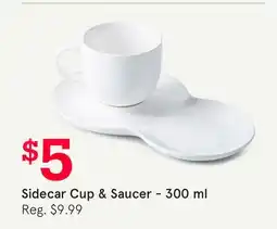 Kitchen Stuff Plus Sidecar Cup & Saucer offer