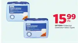 Rexall OPTION + Protective Underwear offer