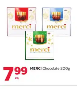 Rexall MERCI Chocolate offer