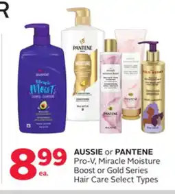 Rexall AUSSIE or PANTENE Pro-V, Miracle Moisture Boost or Gold Series Hair Care offer