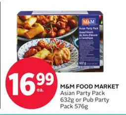 Rexall M & M FOOD MARKET Asian Party Pack 632g or Pub Party Pack 576g offer