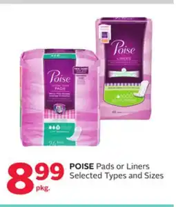 Rexall POISE Pads or Liners offer