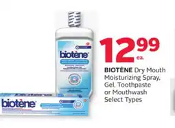 Rexall BIOTÈNE Dry Mouth Moisturizing Spray, Gel, Toothpaste or Mouthwash offer