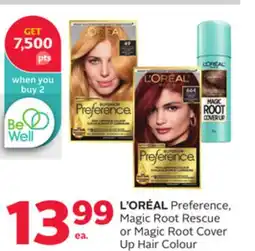 Rexall L' ORÉAL Preference, Magic Root Rescue or Magic Root Cover Up Hair Colour offer