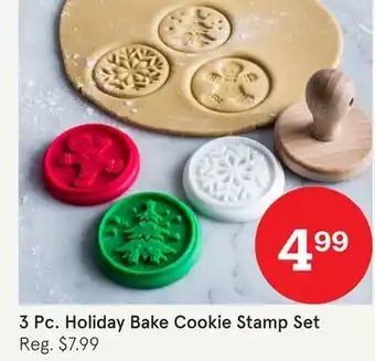Kitchen Stuff Plus 3 Pc. Holiday Bake Cookie Stamp Set offer