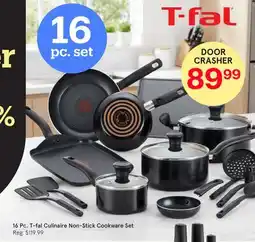 Kitchen Stuff Plus 16 Pc. T-fal Culinaire Non-Stick Cookware Set offer
