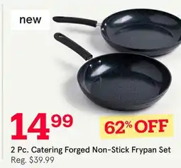 Kitchen Stuff Plus 2 Pc. Catering Forged Non-Stick Frypan Set offer