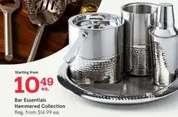 Kitchen Stuff Plus Bar Essentials Hammered Collection offer