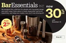 Kitchen Stuff Plus Bar Essentials offer