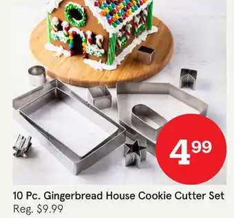 Kitchen Stuff Plus 10 Pc. Gingerbread House Cookie Cutter Set offer
