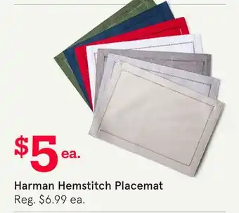 Kitchen Stuff Plus Harman Hemstitch Placemat offer