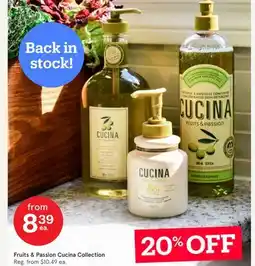 Kitchen Stuff Plus Fruits & Passion Cucina Collection offer