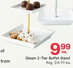 Kitchen Stuff Plus Gleam 2-Tier Buffet Stand offer