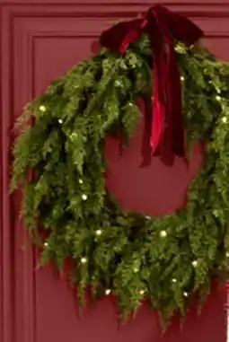 Walmart Cedar garland wreath offer