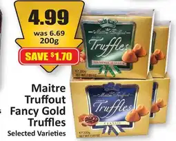 Starsky Maitre Truffout Fancy Gold Truffles offer