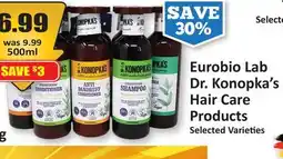 Starsky Eurobio Lab Dr. Konopka's Hair Care Products offer