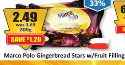 Starsky Marco Polo Gingerbread Stars w/Fruit Filling offer