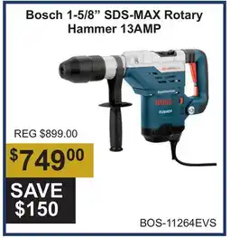 Atlas Tools & Machinery Bosch 1-5/8 SDS-MAX Rotary Hammer 13AMP offer