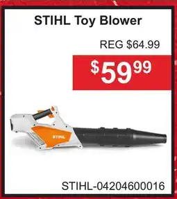 Atlas Tools & Machinery STIHL Toy Blower offer