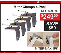 Atlas Tools & Machinery Miter Clamps 4-Pack offer