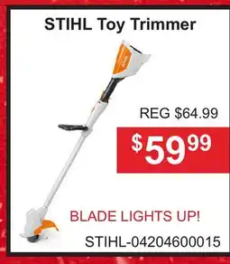 Atlas Tools & Machinery STIHL Toy Trimmer offer