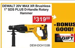 Atlas Tools & Machinery DEWALT 20V MAX XR Brushless 1 SDS PLUS D-Handle Rotary Hammer offer