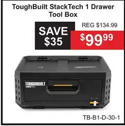Atlas Tools & Machinery ToughBuilt StackTech 1 Drawer Tool Box offer