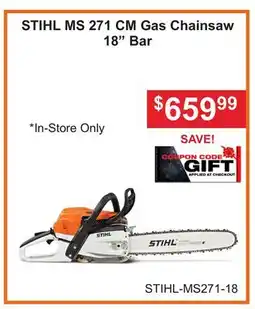 Atlas Tools & Machinery STIHL MS 271 CM Gas Chainsaw 18 offer