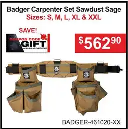 Atlas Tools & Machinery Badger Carpenter Set offer