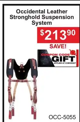 Atlas Tools & Machinery Occidental Leather Stronghold Suspension System offer