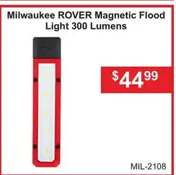 Atlas Tools & Machinery Milwaukee ROVER Magnetic Flood Light 300 Lumens offer