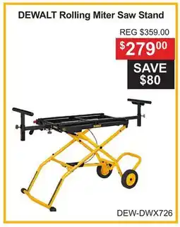 Atlas Tools & Machinery DEWALT Rolling Miter Saw Stand offer