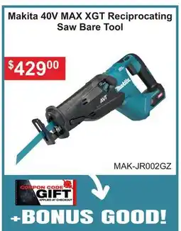 Atlas Tools & Machinery Makita 40V MAX XGT Reciprocating Saw Bare Tool offer