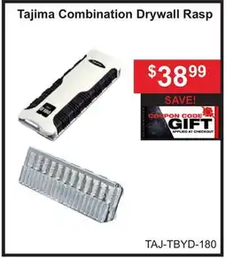 Atlas Tools & Machinery Tajima Combination Drywall Rasp offer