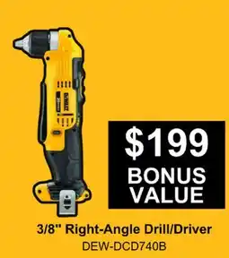 Atlas Tools & Machinery DEWALT 3/8 Right-Angle Drill/Driver offer