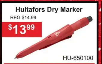 Atlas Tools & Machinery Hultafors Dry Marker offer
