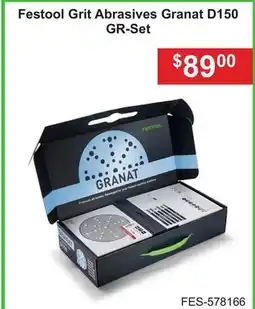 Atlas Tools & Machinery Festool Grit Abrasives Granat D150 GR-Set offer
