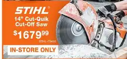 Atlas Tools & Machinery STIHL 14 Cut-Quik Cut-Off Saw offer
