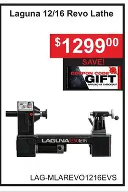 Atlas Tools & Machinery Laguna 12/16 Revo Lathe offer