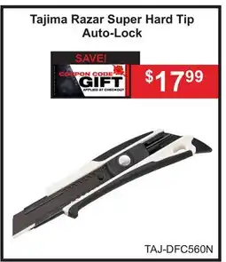 Atlas Tools & Machinery Tajima Razar Super Hard Tip Auto-Lock offer